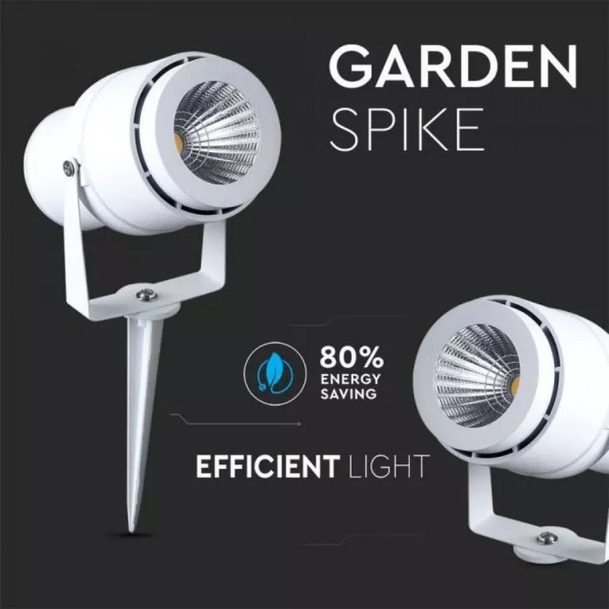LED Lampa zewnętrzna LED/12W/100-240V IP65 biały - zielony światło