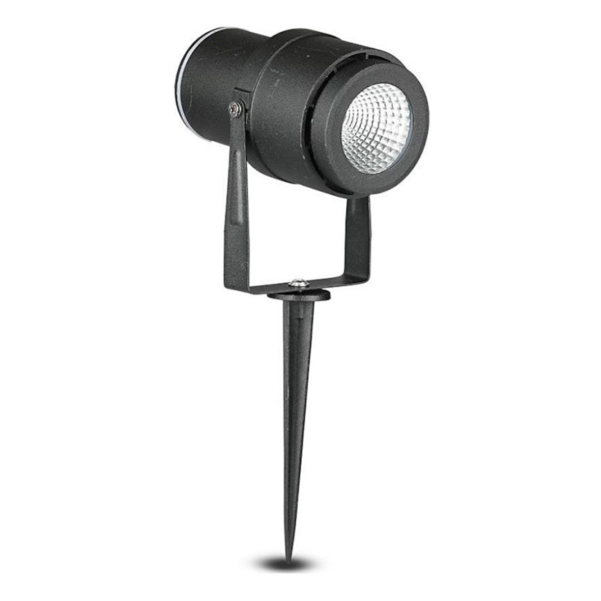 LED Lampa zewnętrzna LED/12W/100-240V IP65 czarna - zielone światło