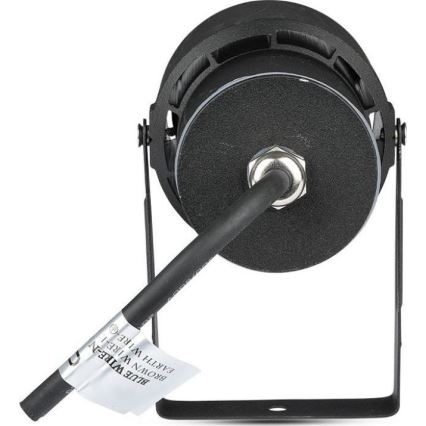 LED Lampa zewnętrzna LED/12W/100-240V IP65 czarna - zielone światło