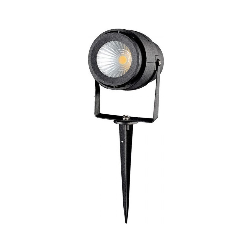 LED Lampa zewnętrzna LED/12W/100-240V IP65 czarna - zielone światło