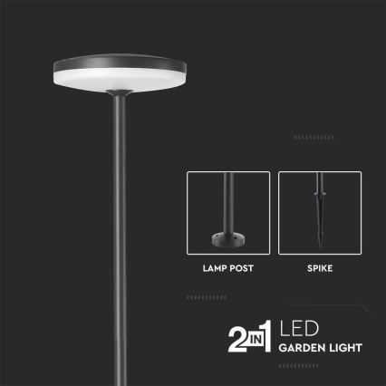 LED Lampa zewnętrzna LED/12W/230V 3000K IP65 antracyt