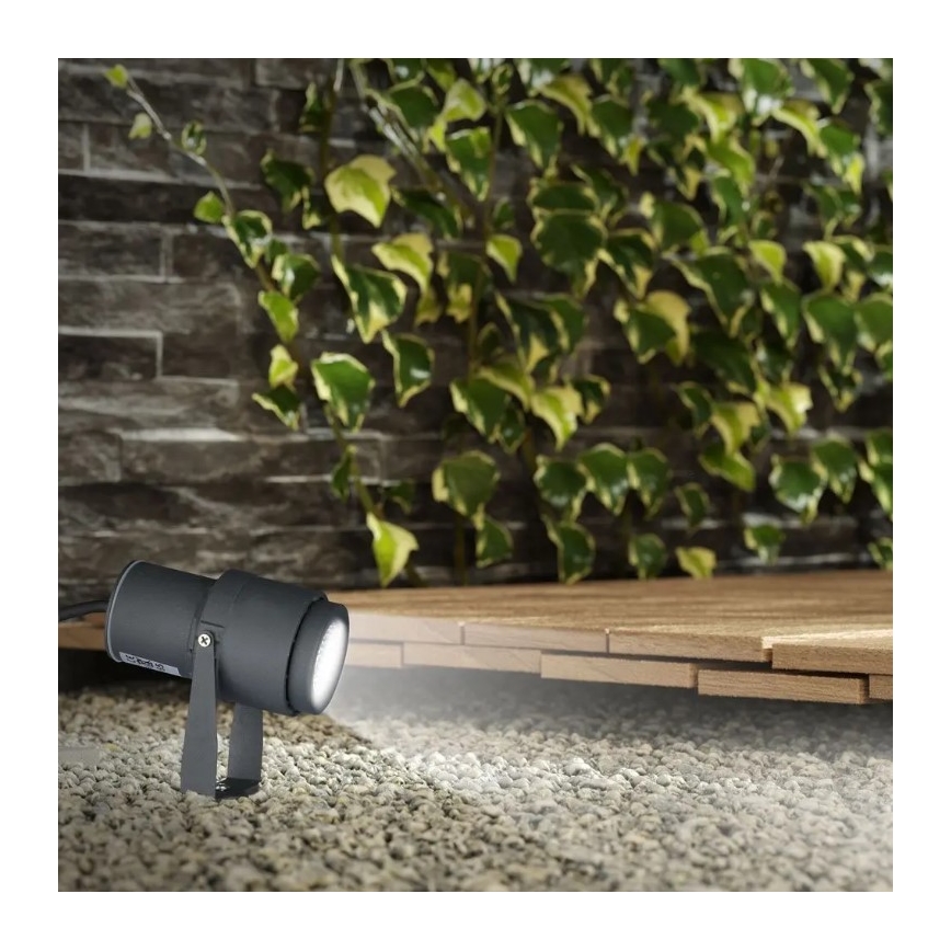 LED Lampa zewnętrzna LED/12W/230V 4000K antracyt IP65