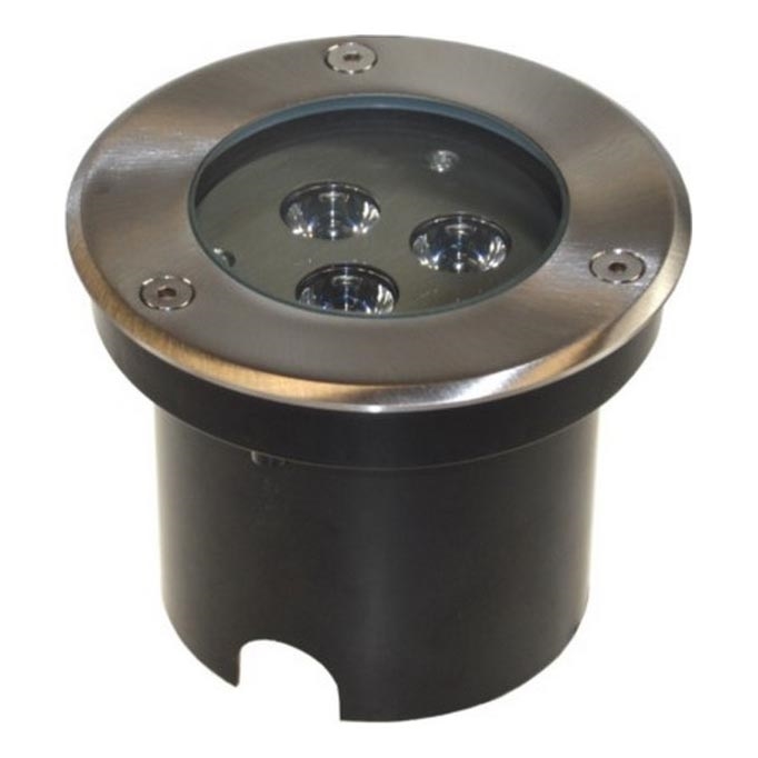LED Lampa zewnętrzna najazdowa SIBAR 3xLED/1W/230V IP67 4000K