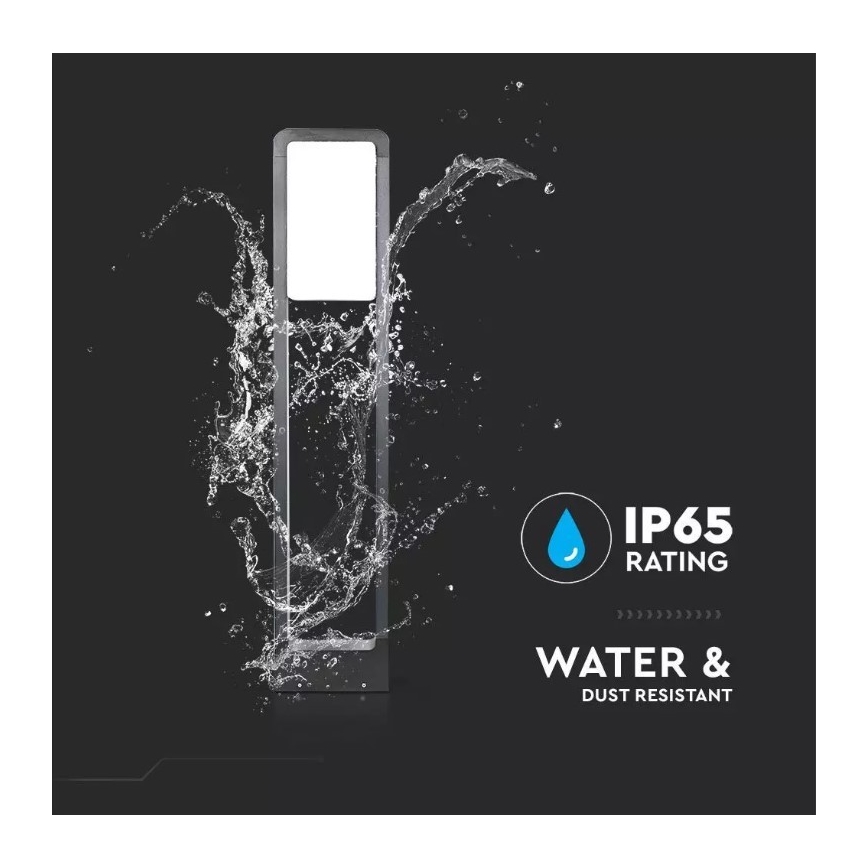 LED Lampa zewnętrzna SAMSUNG CHIP LED/10W/230V 3000K IP65 czarna