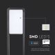 LED Lampa zewnętrzna SAMSUNG CHIP LED/10W/230V 3000K IP65 czarna