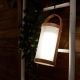 LED Lampa zewnętrzna ściemnialna CARDEA LED/2W/5V bambus IP44