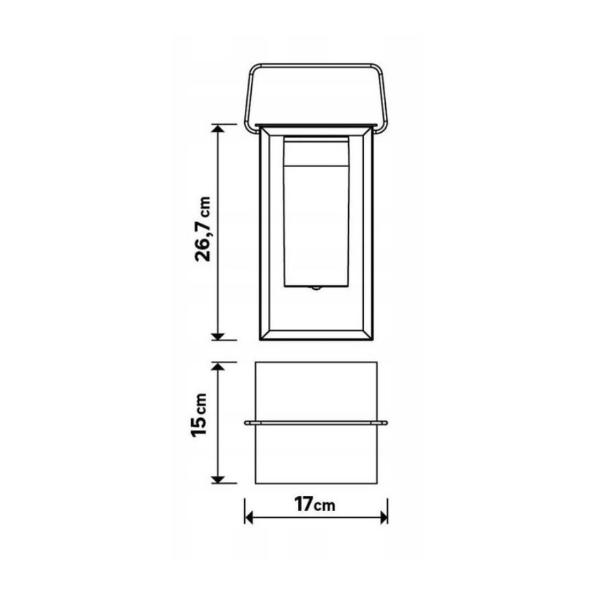 LED Lampa zewnętrzna ściemnialna MESHY LED/2W/5V IP44