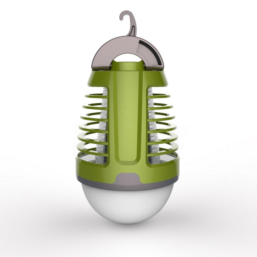 LED Lampa zewnętrzna z pułapką na owady LED/5W/USB 1800mAh IP44