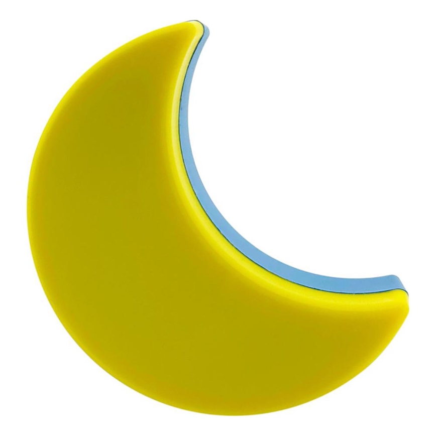 LED Lampka dziecięca nocna z czujnikiem zmierzchu LED/0,5W/230V księżyc