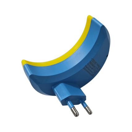 LED Lampka dziecięca nocna z czujnikiem zmierzchu LED/0,5W/230V księżyc