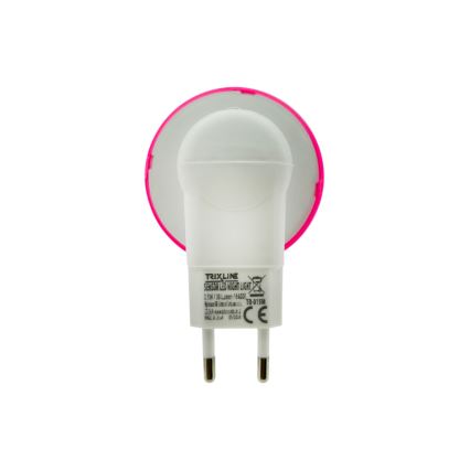 LED Lampka dziecięca nocna z czujnikiem zmierzchu LED/0,5W/230V muchomor