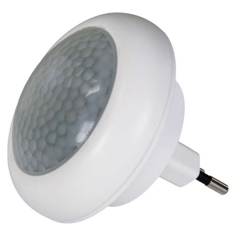 LED Lampka nocna do gniazda z czujnikiem LED/0.5W/230V