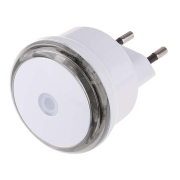 LED Lampka nocna do gniazdka z czujnikiem zmierzchu 3xLED/0,5W/230V