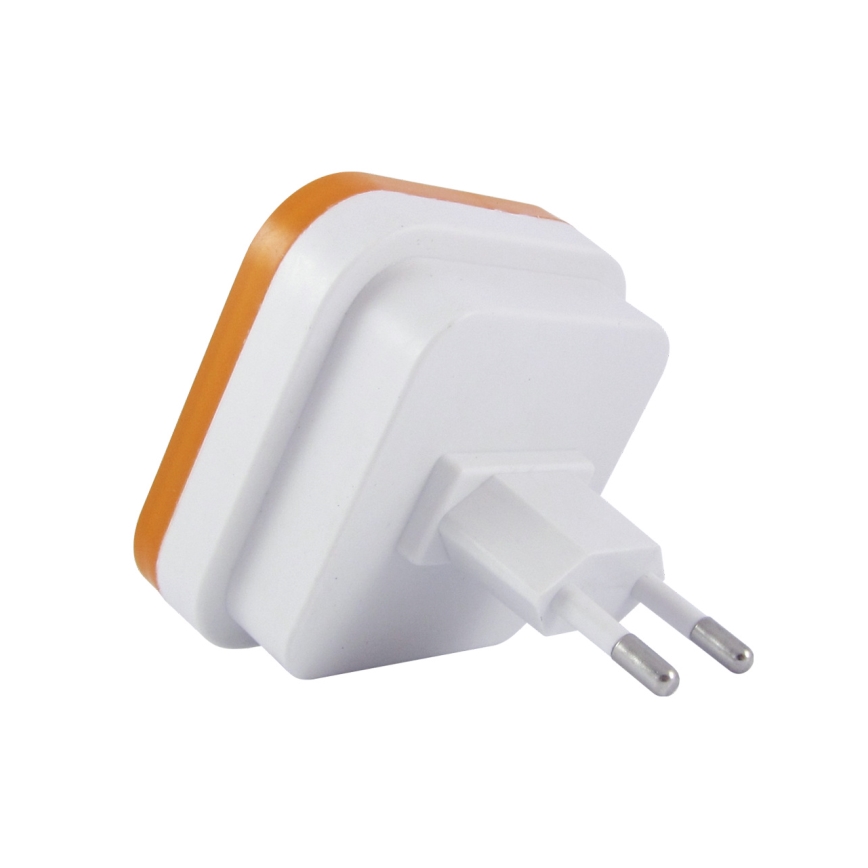 LED Nocne światło z czujnikiem LED/0,5W/230V pomarańczowe