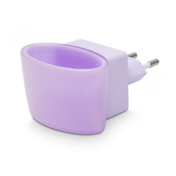 LED Lampka orientacyjna do gniazdka LED/1W/230V fioletowa