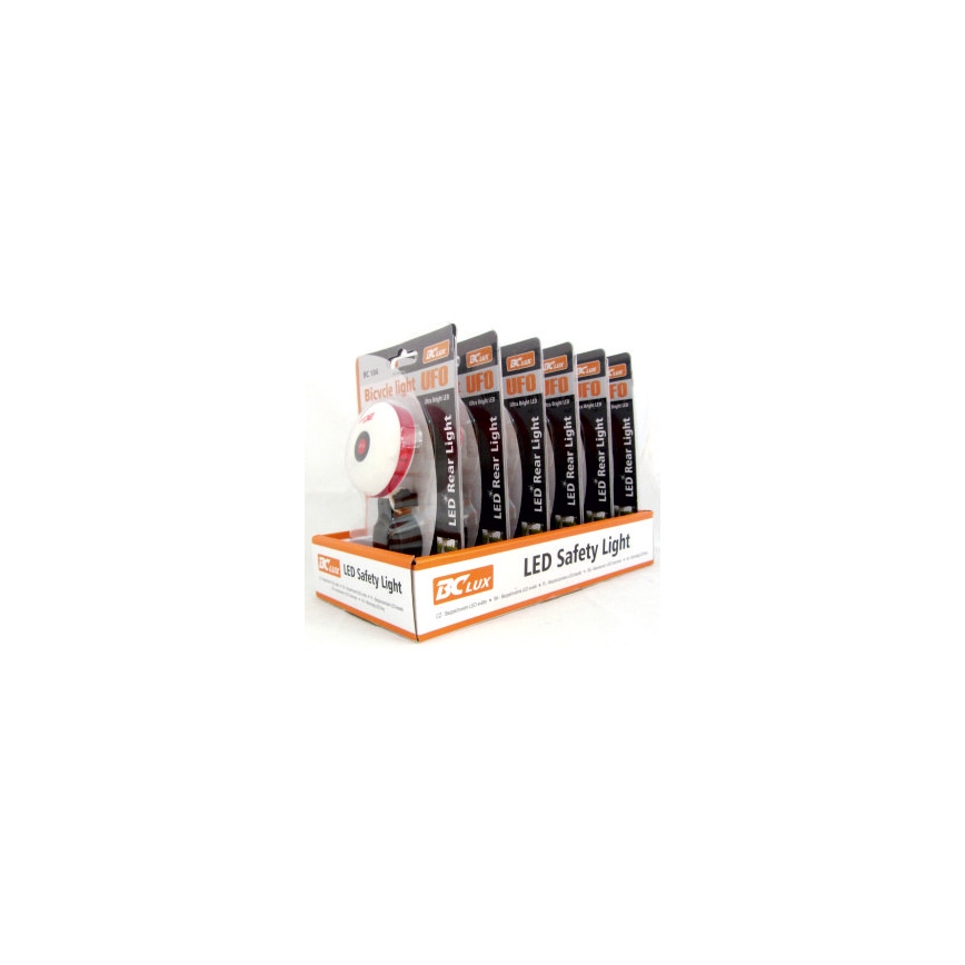 LED Światło bezpieczeństwa na rower BCLUX LED/2xAAA