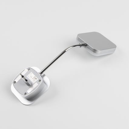 LED lampka ścienna do gniazdka LED/3,2W/230V chrom błyszczący