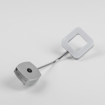 LED lampka ścienna do gniazdka LED/3,2W/230V matowy chrom