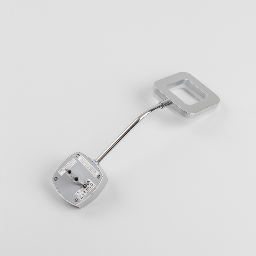 LED lampka ścienna do gniazdka LED/3,2W/230V matowy chrom