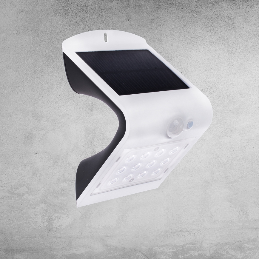 LED Solarna lampa z czujnikiem ruchu i zmierzchu LED/1,5W/1200 mAh 3,7V IP65