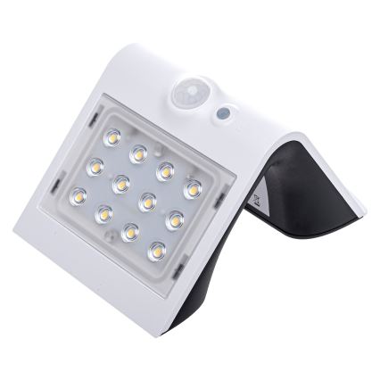 LED Solarna lampa z czujnikiem ruchu i zmierzchu LED/1,5W/1200 mAh 3,7V IP65