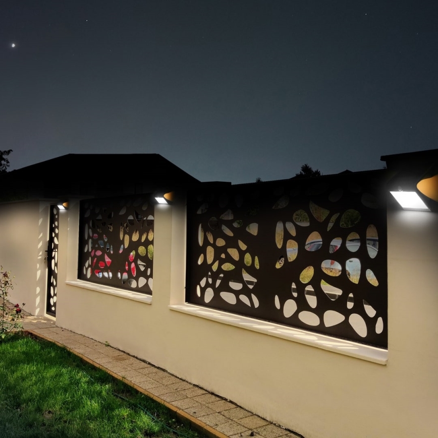 LED Lampa solarna z czujnikiem ruchu i zmierzchu LED/3,2W/2000 mAh 3,7V IP65