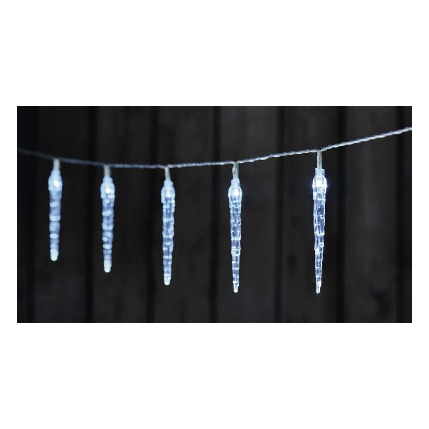 LED  łańcuch 10xLED/2xAA 1,65m