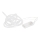 LED Łańcuch bożonarodzenioway 20xLED 2,3m ciepła biel