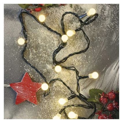LED łańcuch bożonarodzeniowy 300xLED/230V/8 funkcji 35m IP44 ciepła biała
