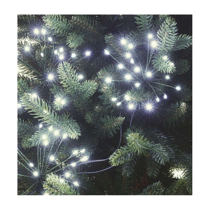 LED Łańcuch bozonarodzeniowy 300xLED/8,2m zimna biel