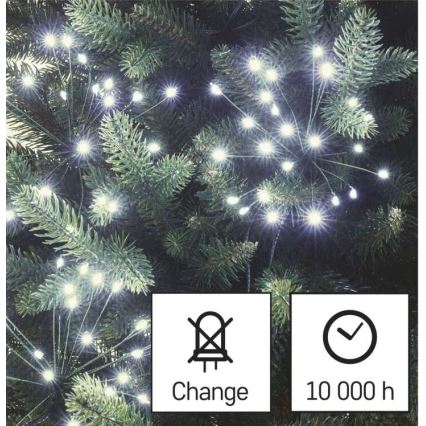 LED Łańcuch bozonarodzeniowy 300xLED/8,2m zimna biel