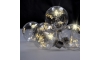 LED Łańcuch bożonarodzeniowy 30×LED 2,5m ciepła biel