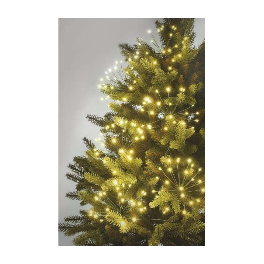 LED Łańcuch bożonarodzeniowy 450xLED/11m ciepła biel