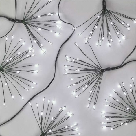 LED Łańcuch bożonarodzeniowy150xLED/5,35m zimna biel