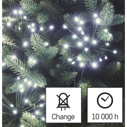 LED Łańcuch bożonarodzeniowy150xLED/5,35m zimna biel