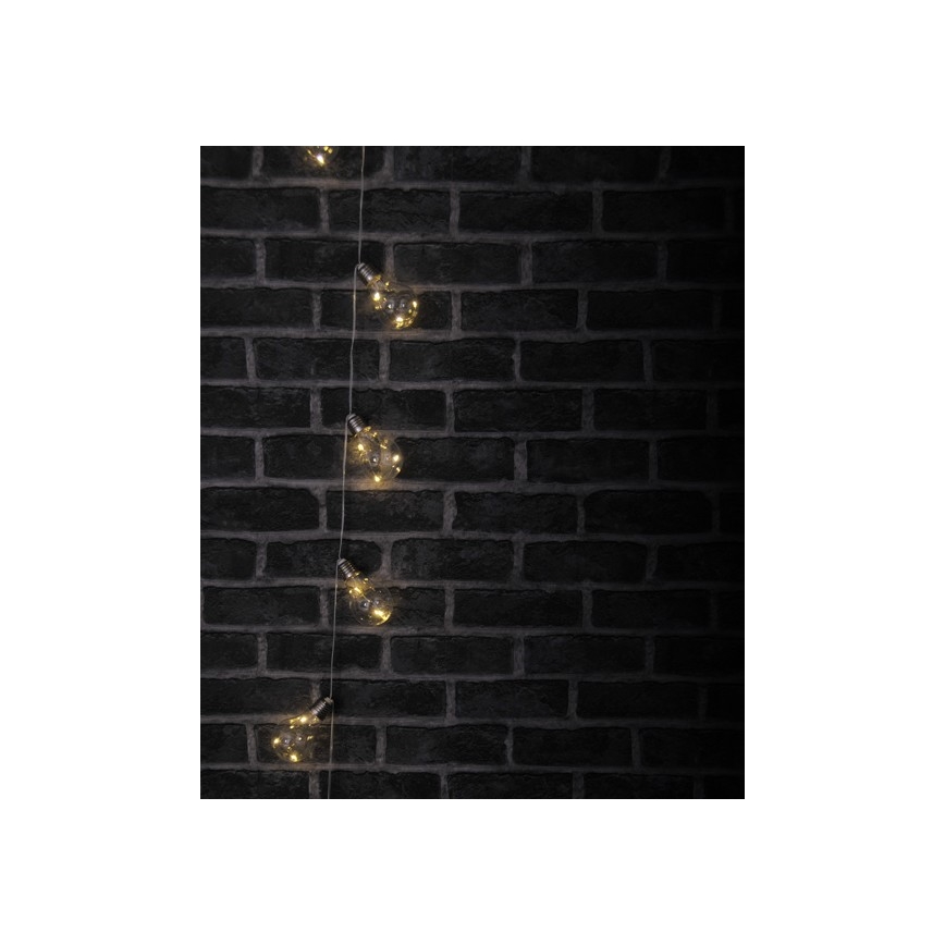 LED Łańcuch dekoracyjny SMOLDER 2,1 m 10xLED/2xAA