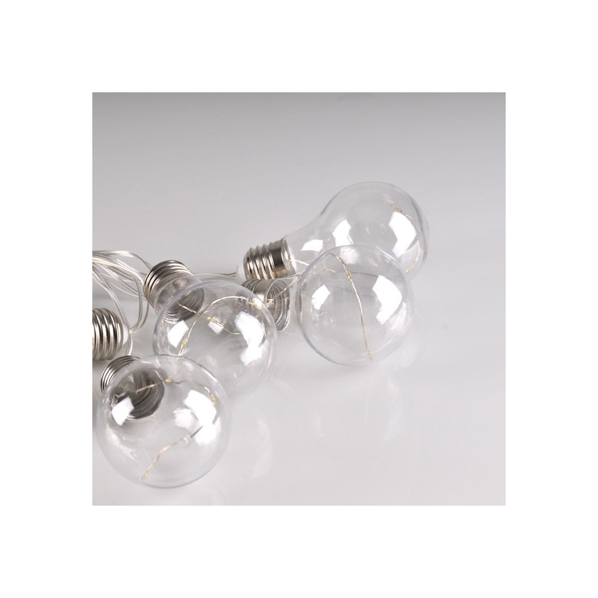 LED Łańcuch dekoracyjny SMOLDER 2,1 m 10xLED/2xAA
