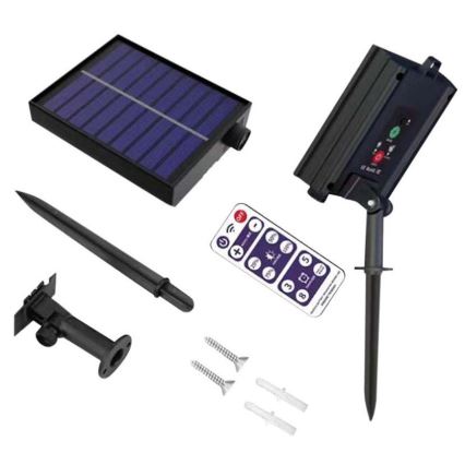 LED Łańcuch solarny 10xLED/0,5/4,5V 12 m 3000K IP44 1200 mAh + zdalne sterowanie