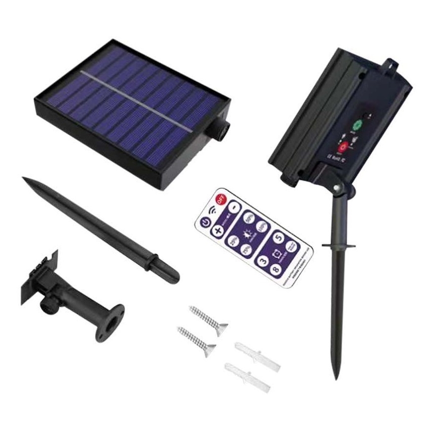 LED Łańcuch solarny 10xLED/0,5/4,5V 12 m 3000K IP44 1200 mAh + zdalne sterowanie