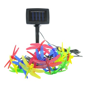 LED Łańcuch solarny 10xLED/1,2V IP44 ważki