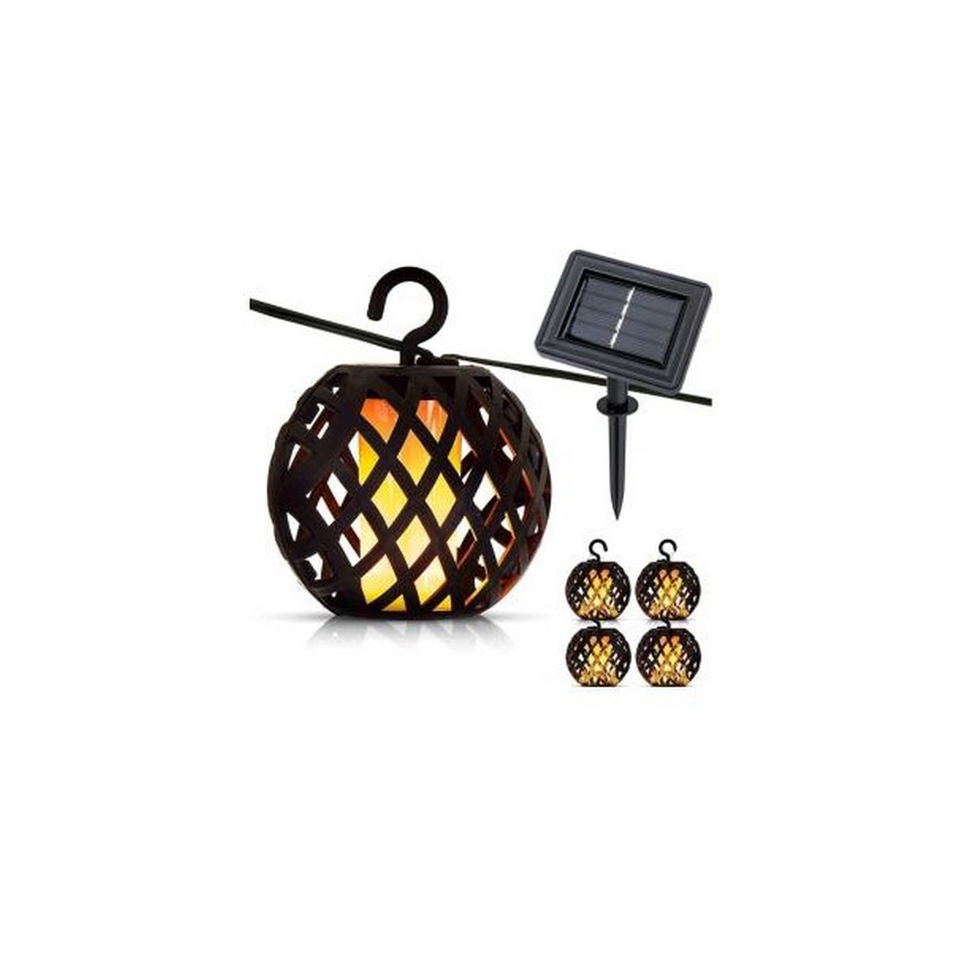 LED Łańcuch solarny 60xLED/2m IP44
