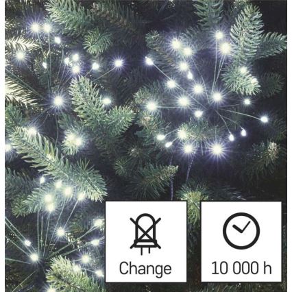 LED łańcuch świąteczny 150xLED/5,35m zimna biel