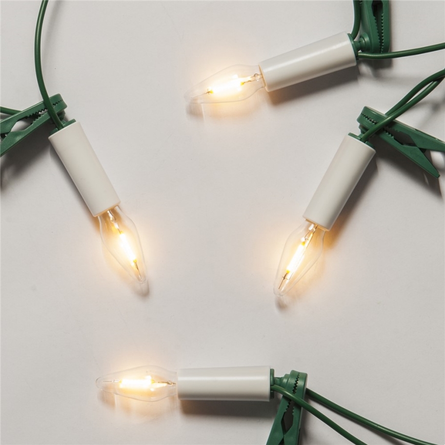 LED Łańcuch świąteczny FELICIA FILAMENT 10,5 m LED/0,2W/230V/14V