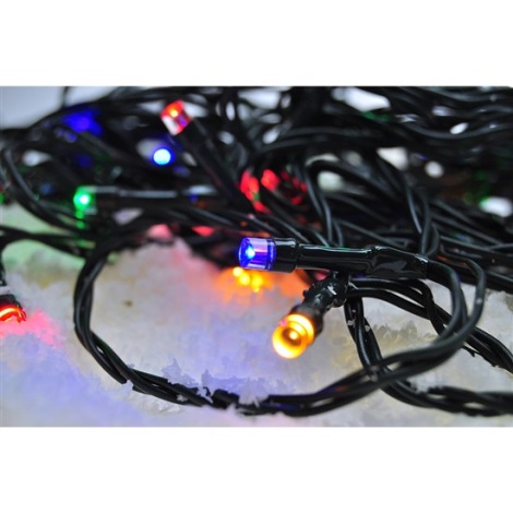 LED Łańcuch świąteczny zewnętrzny 55 m 500xLED/230V kolorowy IP44