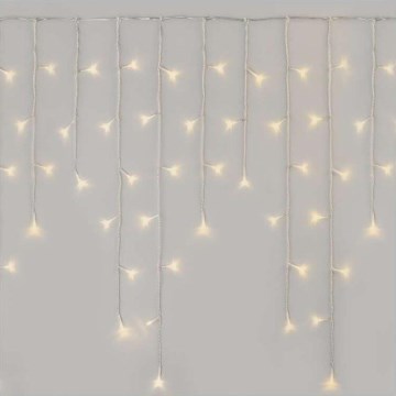 LED łańcuch świetlny na zewnątrz 300xLED/8 trybów 10 m IP44 ciepłe białe światło + pilot zdalnego sterowania