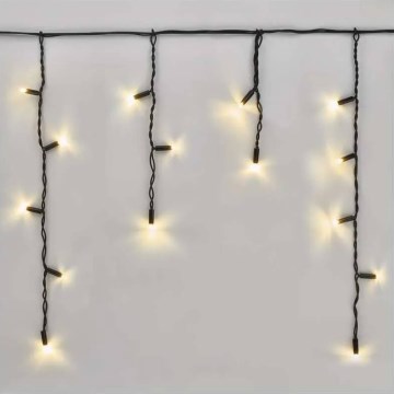 LED łańcuch zewnętrzny 50xLED/3x0,4m IP44 ciepła biała