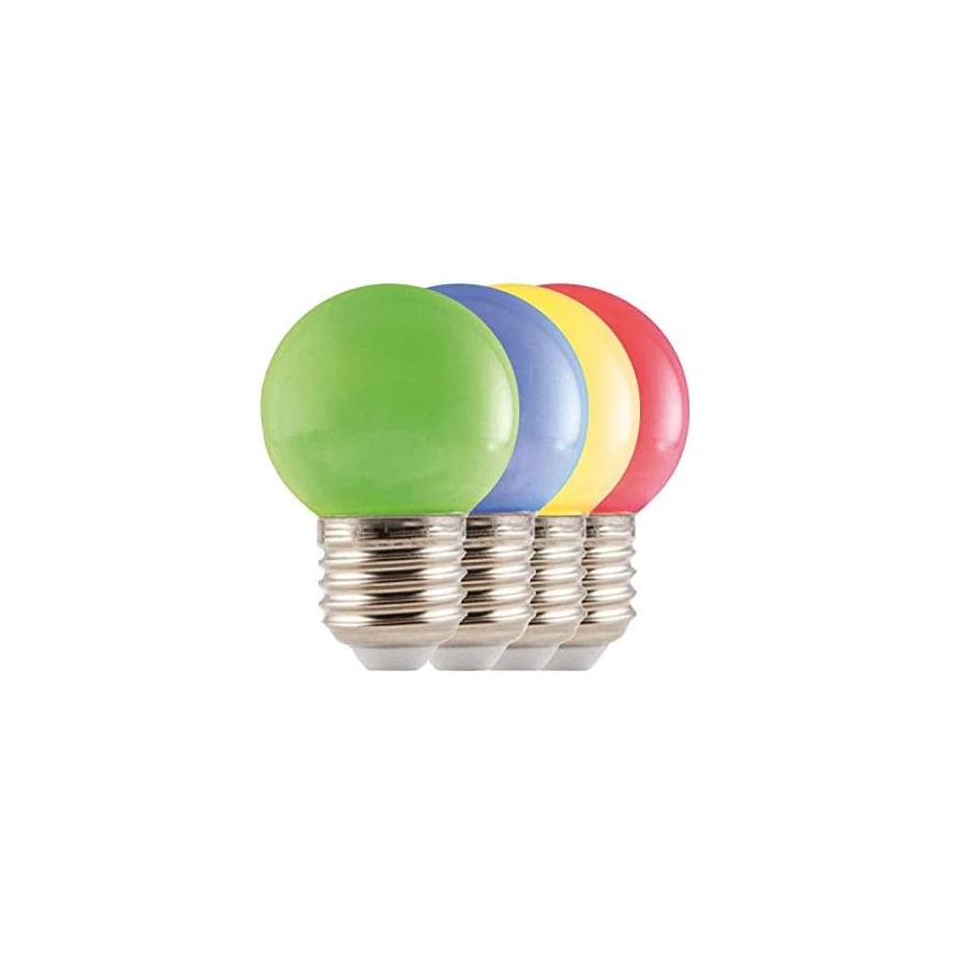 LED Łańcuch zewnętrzny EASY CONNECT 8xE27 5m IP44 wielobarwny