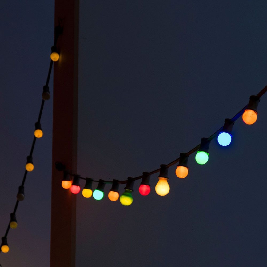 LED Łańcuch zewnętrzny STRING 10m 20xLED/0,5W/230V IP44