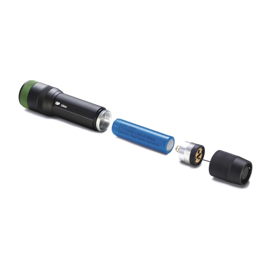 LED Latarka akumulatorowa GP DISCOVERY CR41 LED/Li-lon 3,7V IPX7