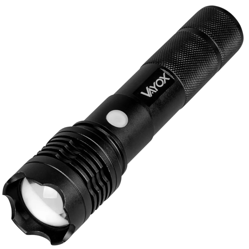LED Latarka akumulatorowa LED/10W/5V IPX4 800 błyszcząca 1200 mAh